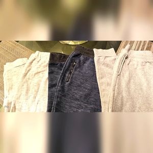 Set of three Boy joggers: Various colors and bands. All 3 included